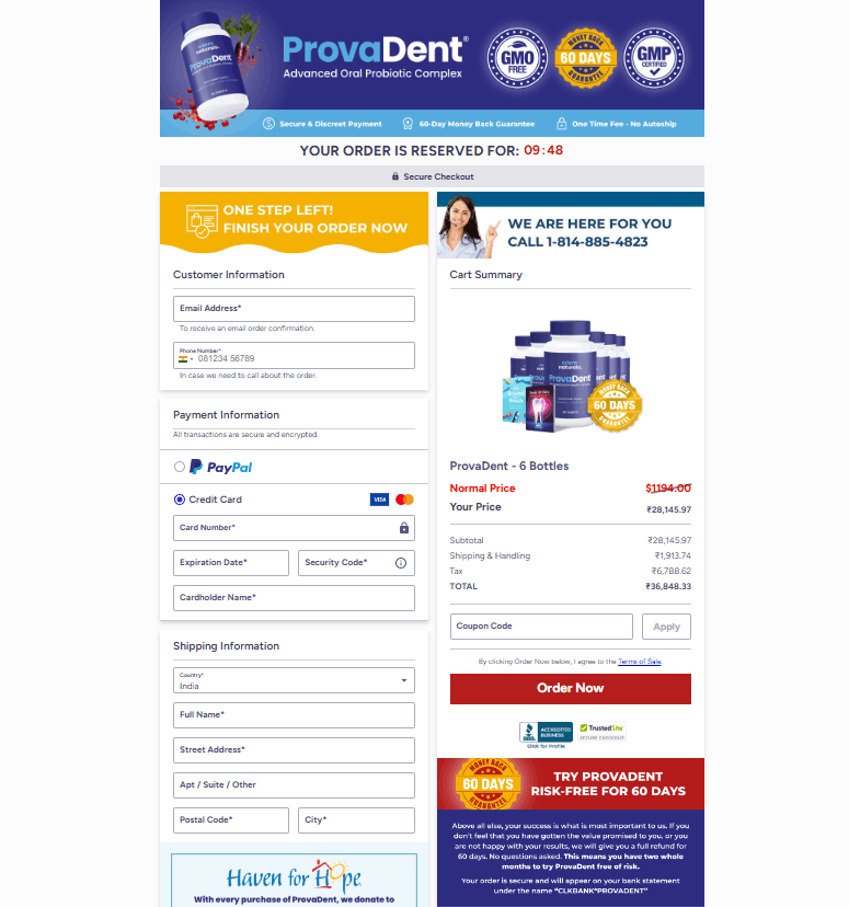 provadent-Secure-Checkout